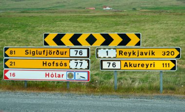 Kuzeydoğu İzlanda - 24 Haziran 2019 - 1. Otoyol, 76. Yol ve 77.