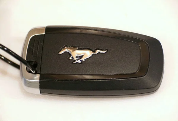 Petersburg Florida February 2021 Key Fob 2021 Ford Mustang — Stock Photo, Image