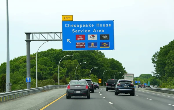 North East Maryland May 2021 Traffic Highway Interstate South Exit — Stock Photo, Image