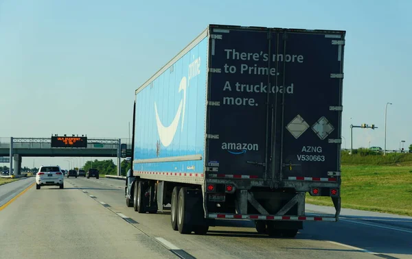 Middletown Delaware June 2021 Large Amazon Truck Route — Stockfoto