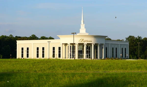 Milford Delaware Verenigde Staten Juli 2021 Vuurtorenkerk Bij Route — Stockfoto