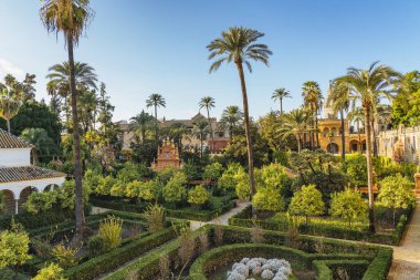 Sevilla 'daki Royal Alcazar Gardens, Jardines Real Alcazar en Sevilla