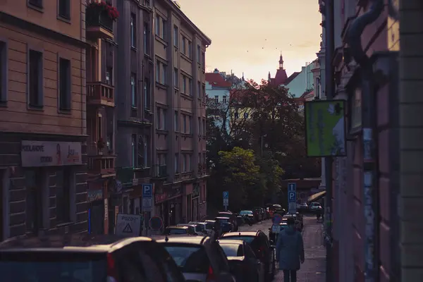 Прага Чехія Жовтня 2020 Року Прогулянка Празі Врсовіце — стокове фото