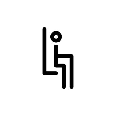 Yolcu yaşlı kullanıcı avatar ulaşım simgesi, logo ve illüstrasyon vektörü