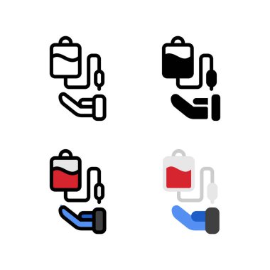 El, Enfüzyon Sağlık Simgesi, Logo ve İllüstrasyon Vektörü 'ydü.
