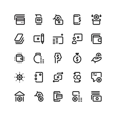 Mobil ödeme bankası ana hatları Simge, Logo ve illüstrasyon