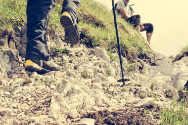 Ayakkabı hiking, portre.