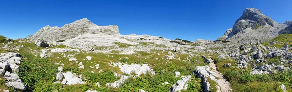 Piękna panorama doliny siedmiu jezior Triglav. — Zdjęcie stockowe