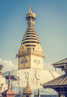 Swayambhunath veya maymun Tapınağı.