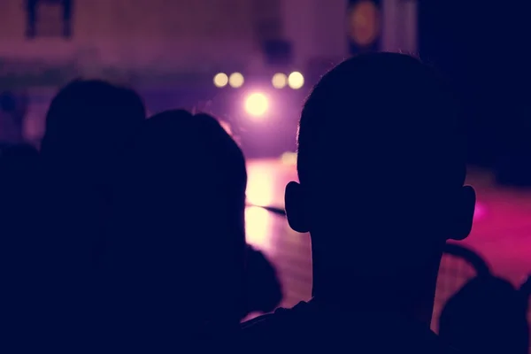 Audience at a show. — Stock Photo, Image