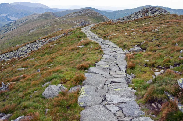 Winding rock trail path — Stock Photo, Image
