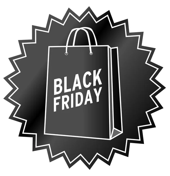 Black Friday Aufkleber — Stockfoto