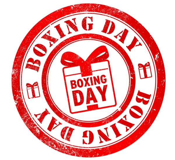 Boxing Günü damgası — Stok fotoğraf