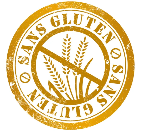 Gluten free stamp — Stock Photo, Image