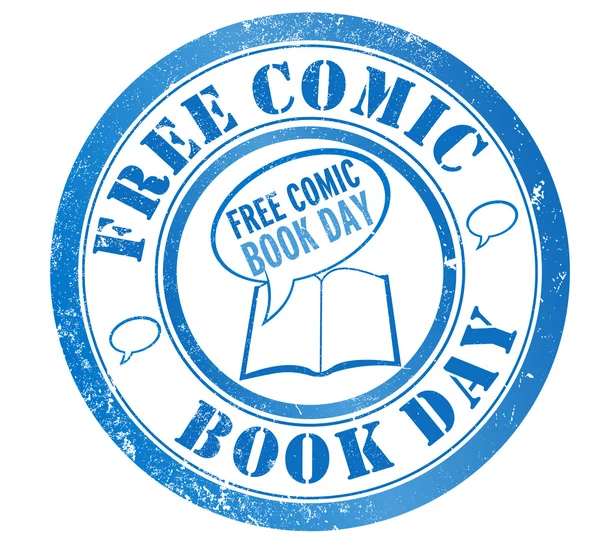 Pieczęć dnia wolna komiksu — Zdjęcie stockowe