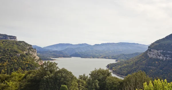 Sau-reservoir in Catalonië — Stockfoto