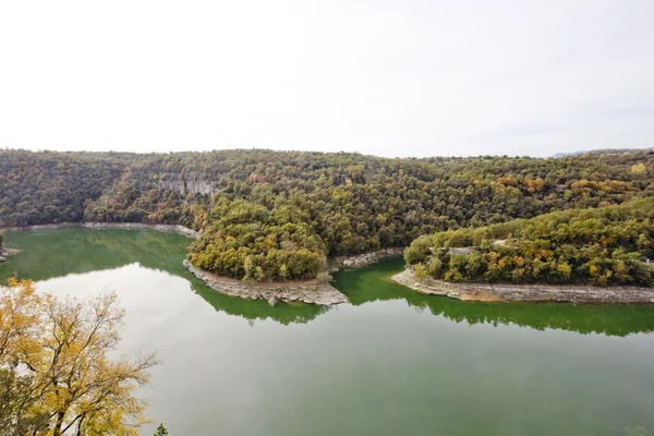 Ter rivier en Sau-reservoir — Stockfoto