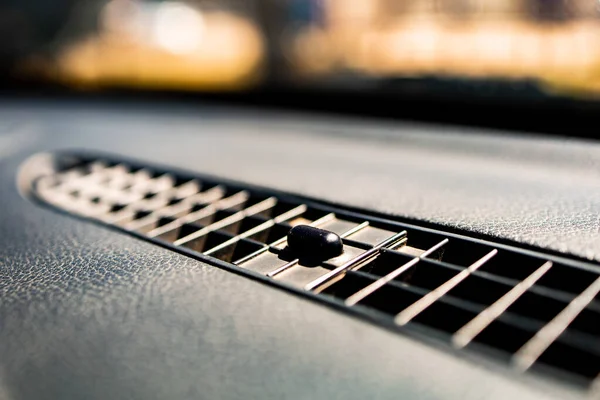 Primer Plano Del Panel Del Sistema Ventilación Del Coche Dentro —  Fotos de Stock