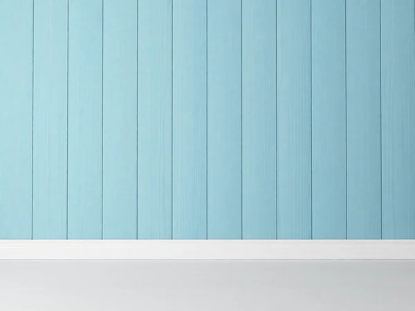 垂直的蓝色木板墙背景 — 图库照片