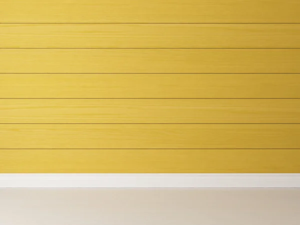 水平的黄木墙背景 — 图库照片