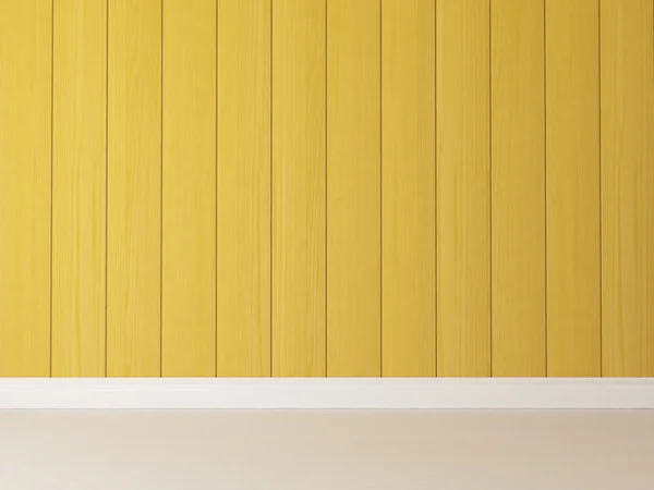 垂直的黄木墙背景 — 图库照片
