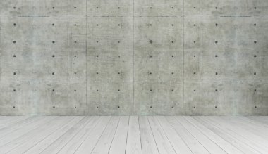 Beton duvar loft tarzı dekorasyonu, arka plan, tasarım şablonu