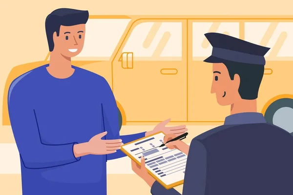 Kibar Polis Dostu Trafik ve Trafik Bilgisi Yazarken Sürücüyü Araştırdı. 