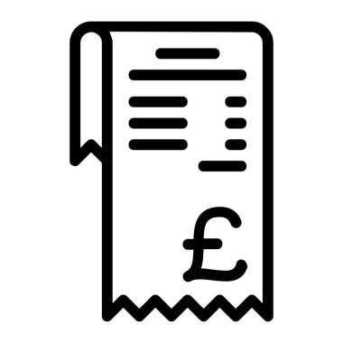 Sterling Alışveriş Fişi Simgesi