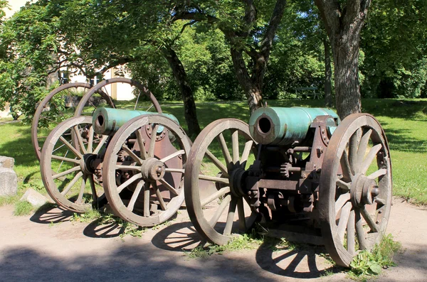 OLD CANNONS IN FINLAND — Stock Photo, Image