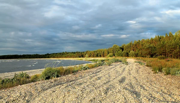 Landschaft: Abend an der Ostsee — Stockfoto