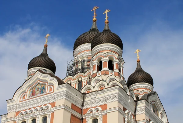 Igreja ortodoxa em estonia — Fotografia de Stock