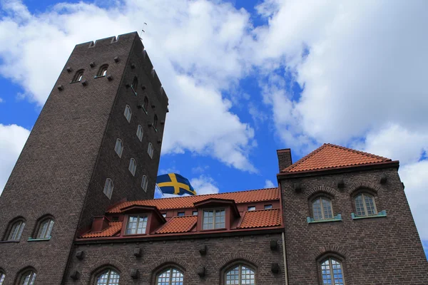 Stockholm 'deki eski bina. — Stok fotoğraf