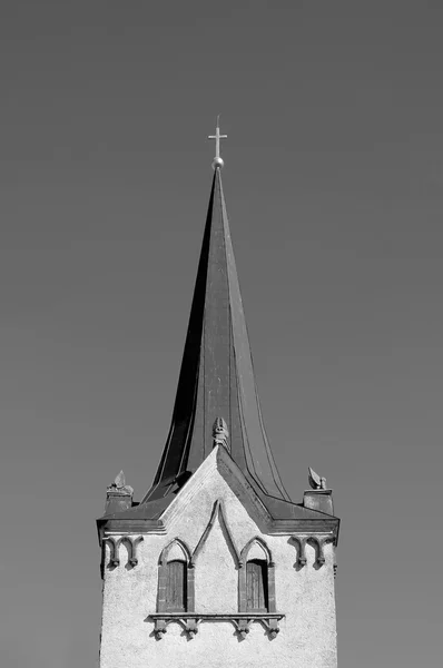MEDIEVAL LUTHERAN CHURCH — Stock Photo, Image