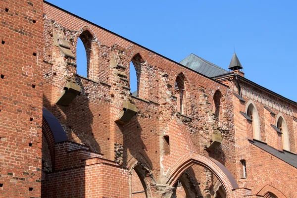 Die Ruinen der Kuppelkirche in Estland — Stockfoto