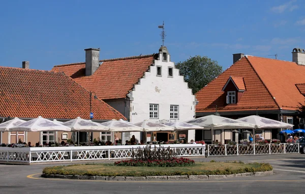 The center of Kuressaare — Stock Photo, Image