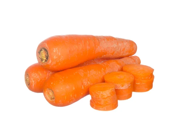 Carrots isolated on white — Stock Photo, Image