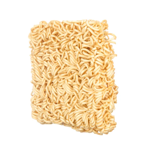 Dry noodle isolated on white — Stock Photo, Image