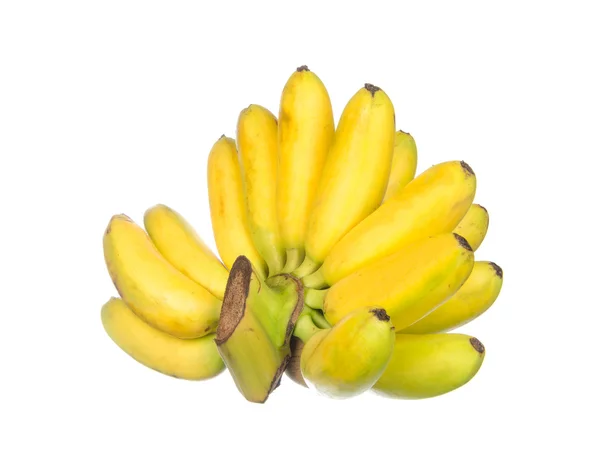 Bananen geïsoleerd op wit — Stockfoto