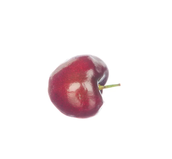 Cherry terisolasi di whit — Stok Foto