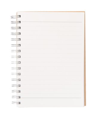 Beyaz arka plan üzerinde izole kitap aç