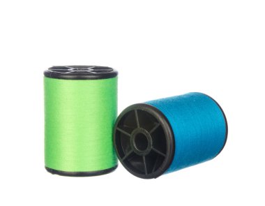 Renkli konu üzerinde beyaz izole