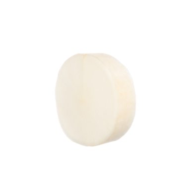 Dilimlenmiş Çince beyaz izole turp