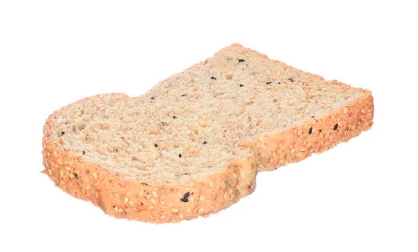 Gesneden brood geïsoleerd op wit — Stockfoto