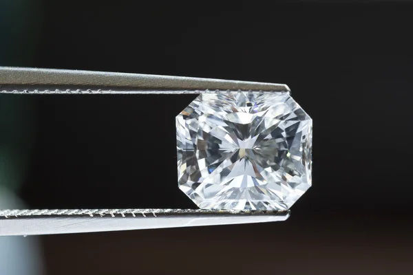 Macro diamond stone — 图库照片#