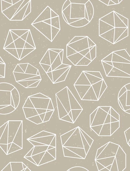 レトロなスタイルの幾何学的図形 — ストックベクタ