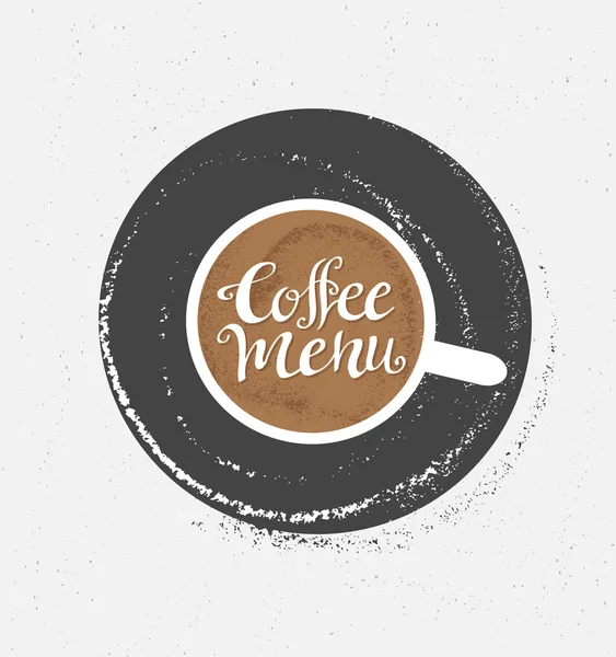Ilustrasi logo kopi - Stok Vektor
