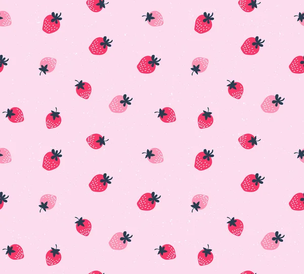 Fond de fraise coloré — Image vectorielle