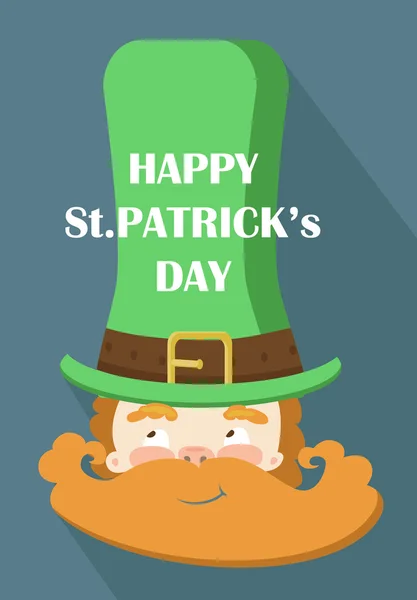 Leprechaun symbole de la Saint Patrick — Image vectorielle