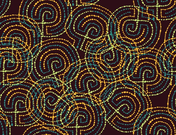 Naadloze patroon met labyrint — Stockvector
