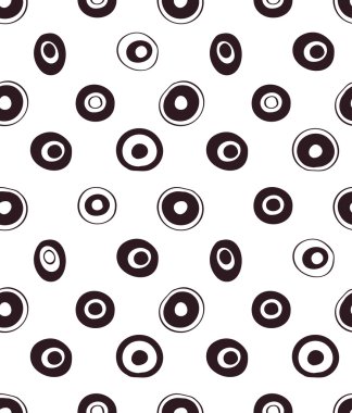 Polka noktasız desen